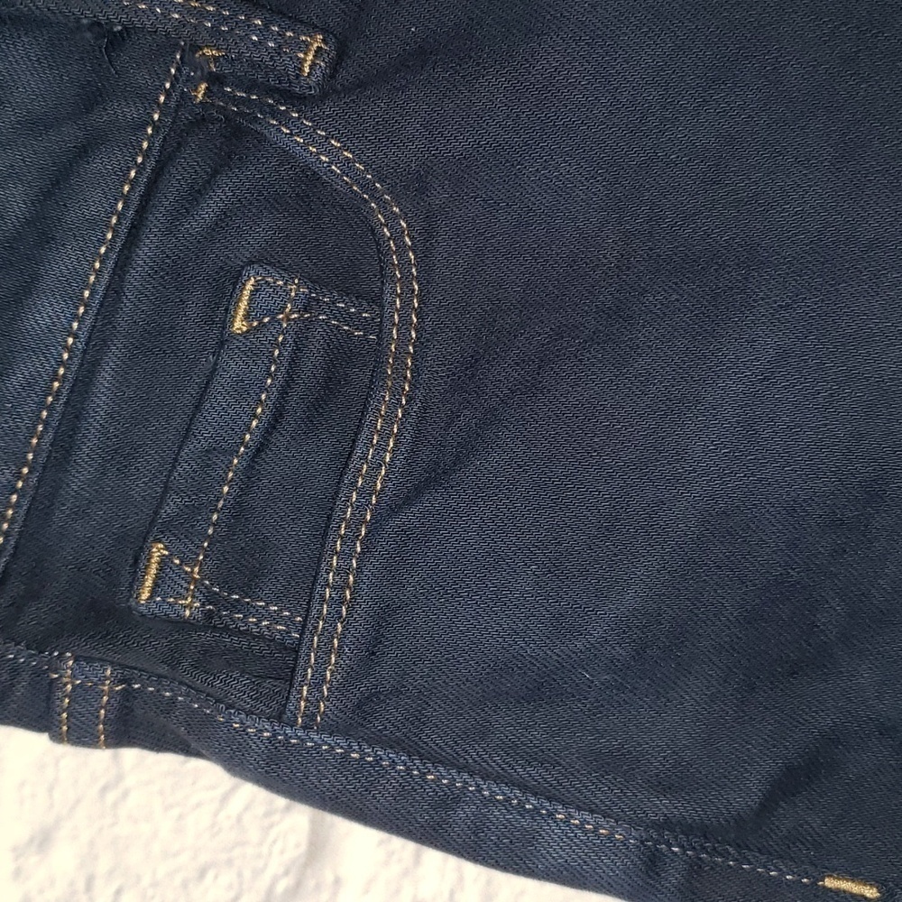 Vizio Straight Leg Cropped Stretch Jean Blue Size 11 12